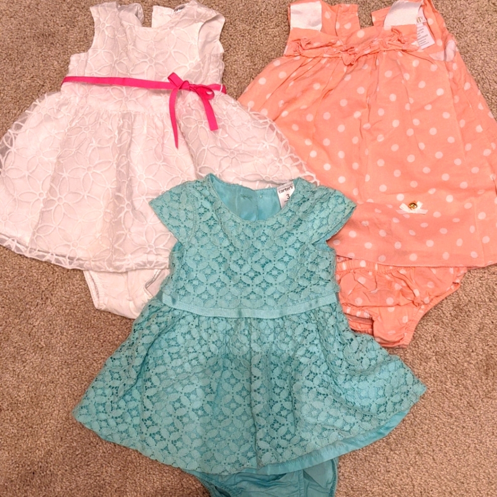 Precious baby girl dresses size 3months